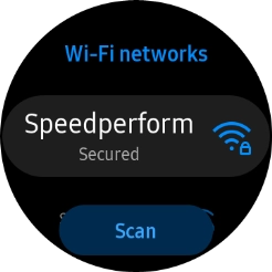 Press the required Wi-Fi network. Press the required Wi-Fi network.