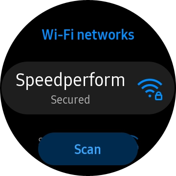 Press the required Wi-Fi network. Press the required Wi-Fi network.