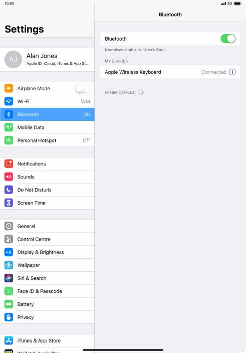 Slide your finger upwards starting from the bottom of the screen to return to the home screen.