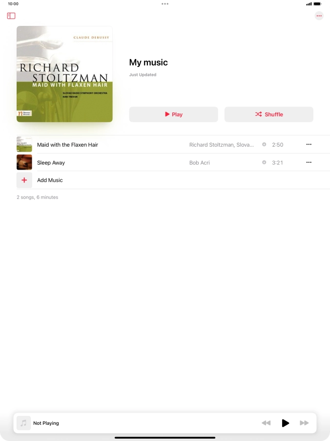 Go to the required category or playlist and press the required audio file. Go to the required category or playlist and press the required audio file.