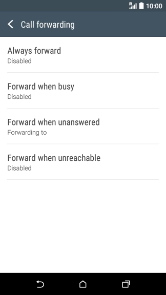 Press the Home key to return to the home screen.