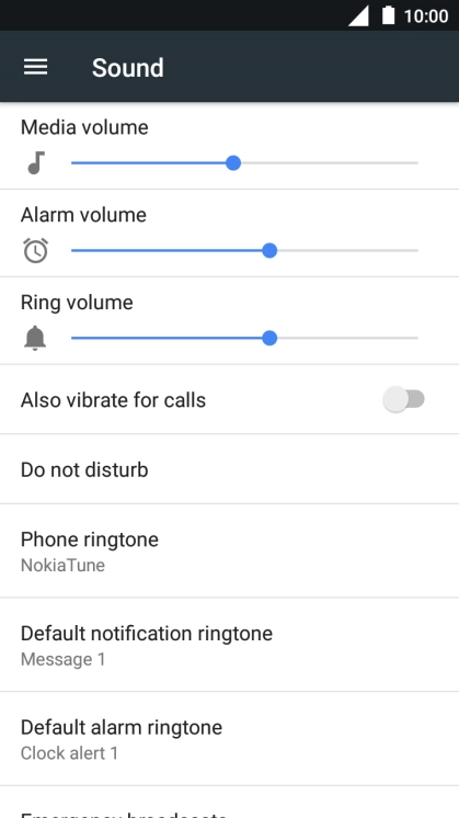 Press Phone ringtone.
