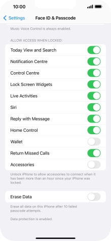 Press the indicator next to Press the indicator next to
