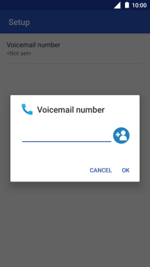 Key in +61414121121 and press OK.