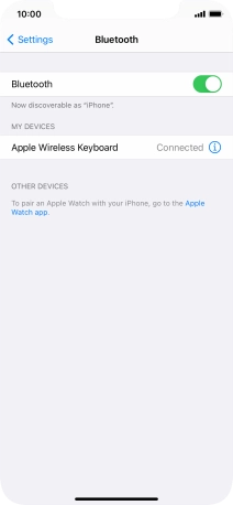 Slide your finger upwards starting from the bottom of the screen to return to the home screen.