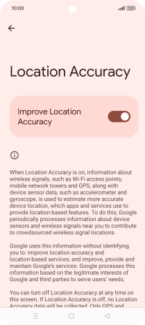 If you press the indicator next to 