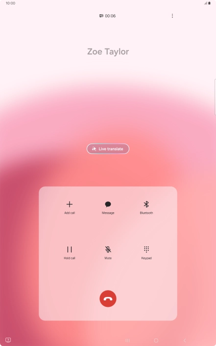 Press Live translate. Press Live translate.