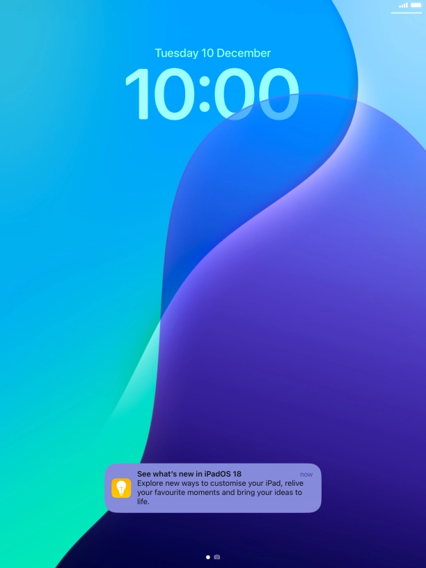 Press the required notification and follow the instructions on the screen to use the selected function.
