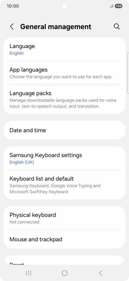 Press Date and time.