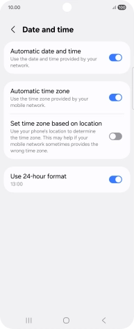 Press the Home key to return to the home screen.