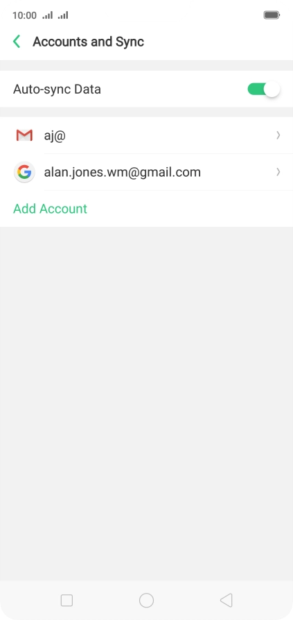Press the Home key to return to the home screen.
