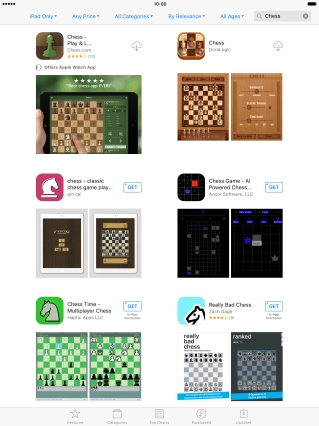 Press the required app.