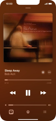 Press arrow right to go to the next audio file.