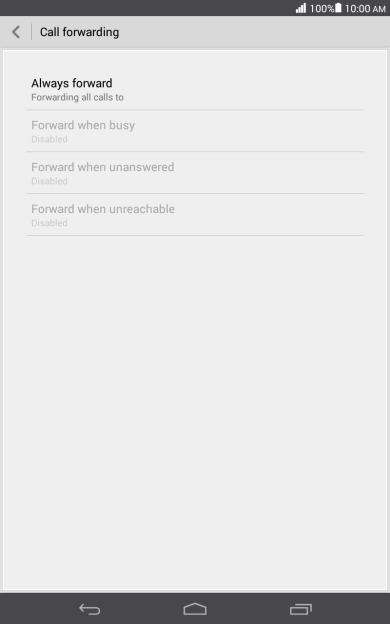Press the Home key to return to the home screen.