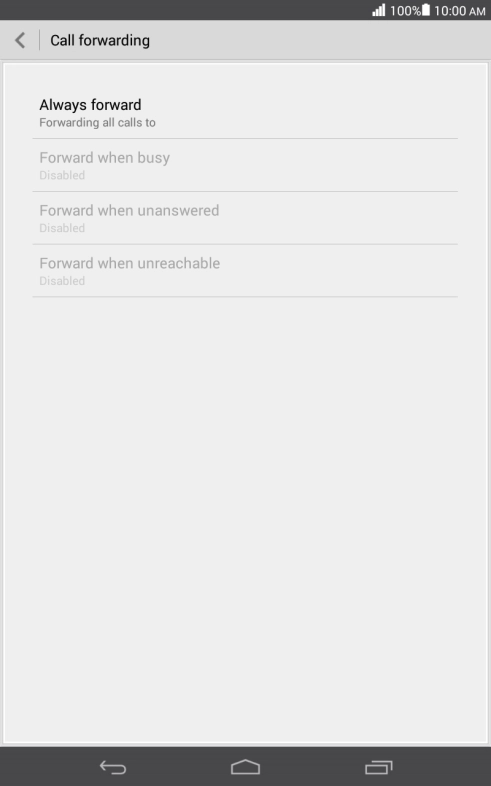 Press the Home key to return to the home screen.