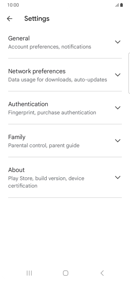 Press Network preferences.