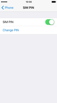 Press the indicator to turn the function on or off.