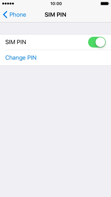 Press the indicator to turn the function on or off.