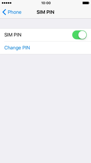 Press the indicator to turn the function on or off.