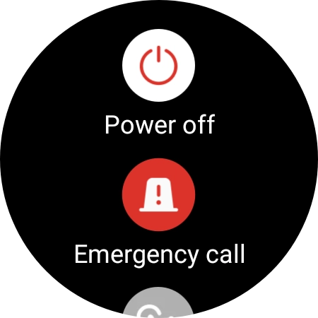 Press Power off. Press Power off.