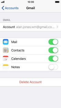 Press the Home key to return to the home screen.