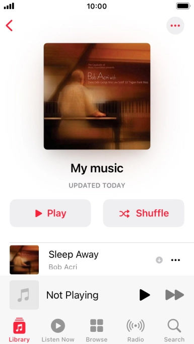 Go to the required category or playlist and press the required audio file. Go to the required category or playlist and press the required audio file.