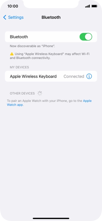 Slide your finger upwards starting from the bottom of the screen to return to the home screen.