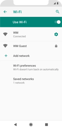 Press the Home key to return to the home screen.