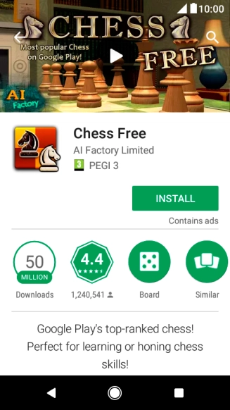 Press the Home key to return to the home screen.