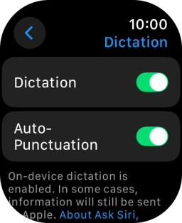 Press the Digital Crown several times to return to standby mode.