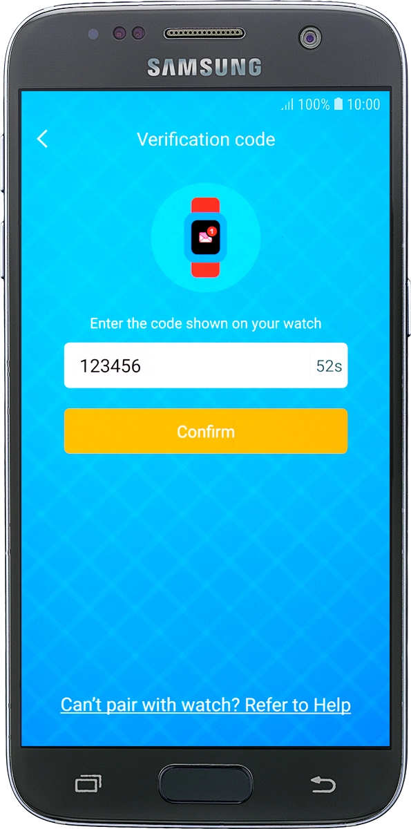 On your phone: Press Confirm.