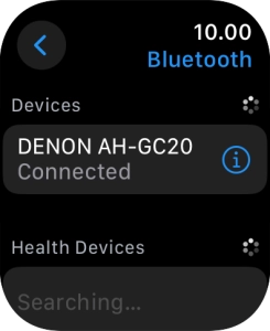 Press the Digital Crown several times to return to standby mode.