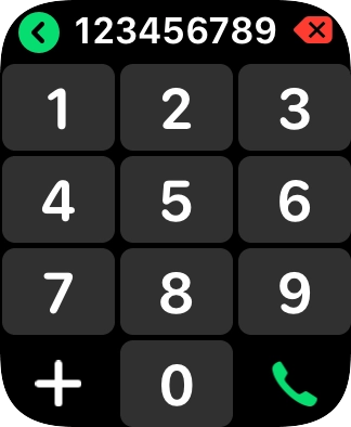 Key in the required number and press the call icon.