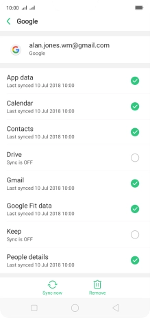 Press the Home key to return to the home screen.