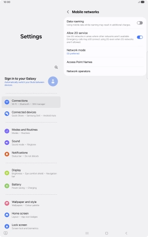 Press Access Point Names.