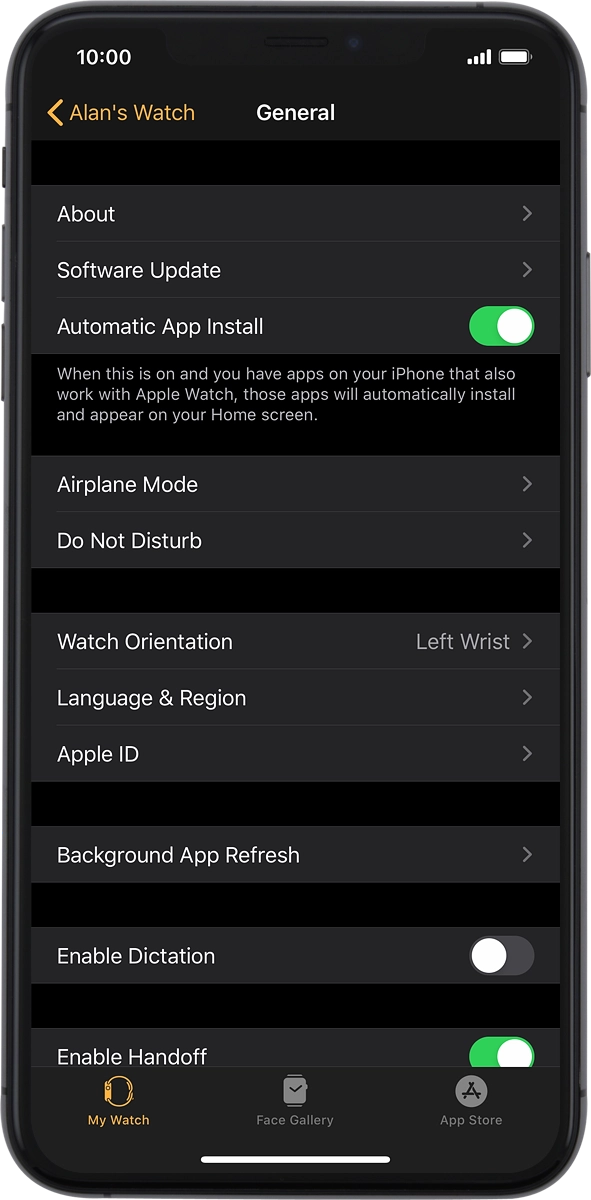 On your phone: Press Language & Region.