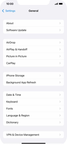 Press Background App Refresh.