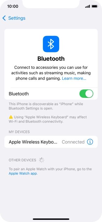 Slide your finger upwards starting from the bottom of the screen to return to the home screen.