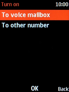 Select To voice mailbox.