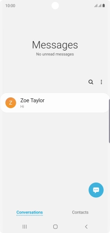 Press the new message icon.