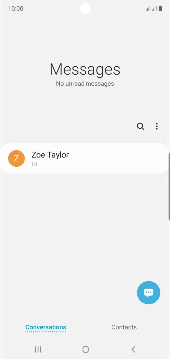 Press the new message icon.