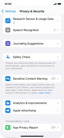 Press Sensitive Content Warning.