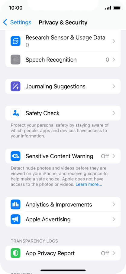 Press Sensitive Content Warning.