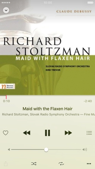 Press arrow right to go to the next audio file.