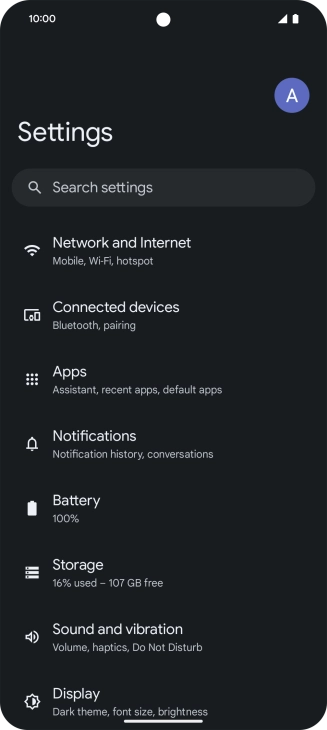 Press Connected devices.