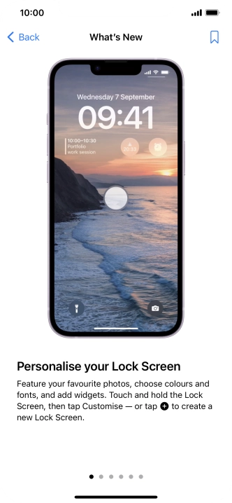 Slide your finger upwards starting from the bottom of the screen to return to the home screen.