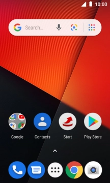 Slide two fingers downwards starting from the top of the screen.