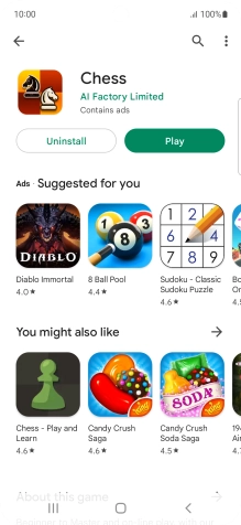 Press the Home key to return to the home screen.