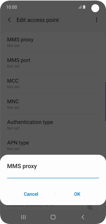 Key in 10.202.002.060 and press OK. Key in 10.202.002.060 and press OK.