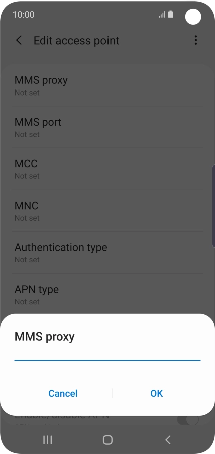 Key in 10.202.002.060 and press OK. Key in 10.202.002.060 and press OK.